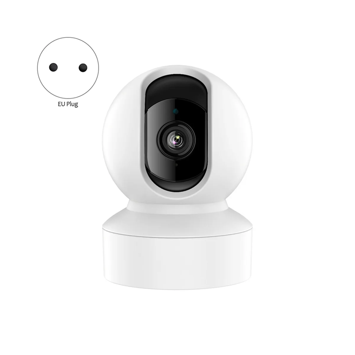 

Умная Беспроводная мини-IP-камера 2MP Tuya с облачным хранилищем, 1080P HD, Wi-Fi, для помещений, с функцией ночного видения и монитором, европейская вилка