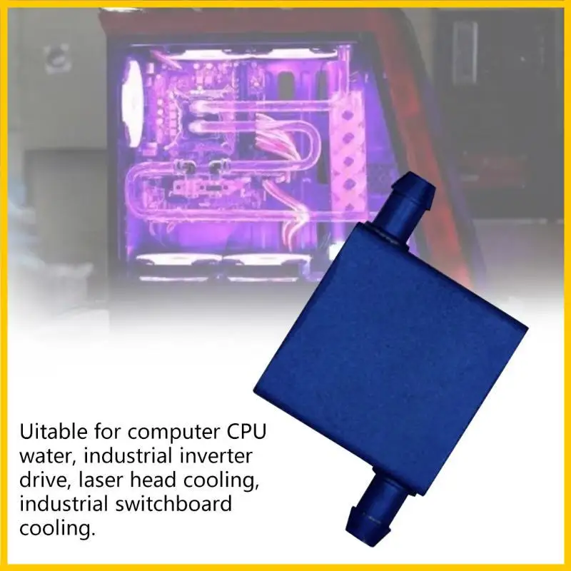 

CPU Graphics Radiator Heatsink Water Cooling Block Endothermic for Head 40x40x12