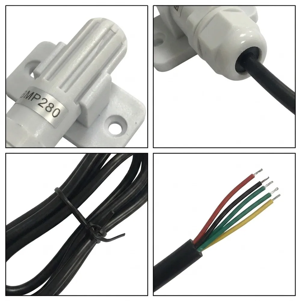 Temperature Humidity Pressure Sensor Module For BME280 For Bmp280 I2C Digital Barometer Waterproof Probe For Arduino For