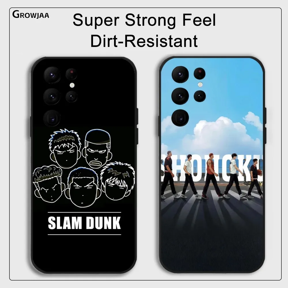 

S-Slam D-Dunk Anime Phone Case For Samsung Galaxy S25 S24 S22 S23 Ultra S21 S20 Plus 5G Protective Silicone Funda