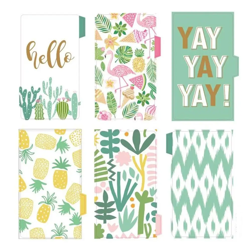 ノートブックバインダー カテゴリページ タブバインダー インデックスカード ルーズリーフセパレーター ページバインダー インデックスページ バインダーインデックスディバイダー