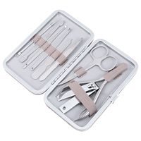 9PCS Set Tool Kit Fingernail Hand Foot Care Nail Nail Manicure Manicure Set Trimmer