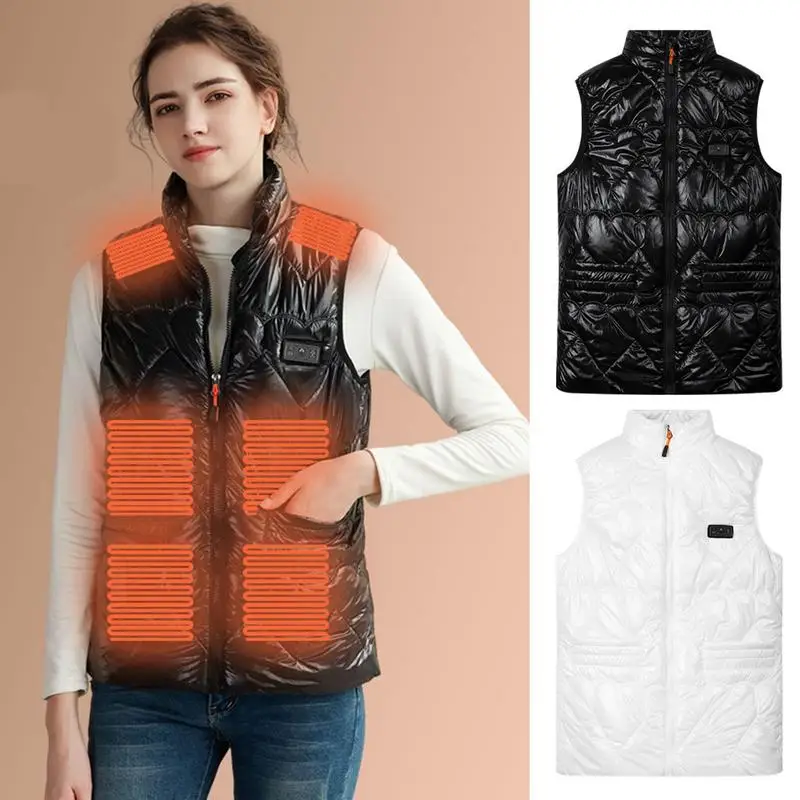 

Rechargeable Heated Vest USB Winter Fast Heating Heated Jackets Windproof Heated Vest Electric Heating Vest With 3 Heating Level