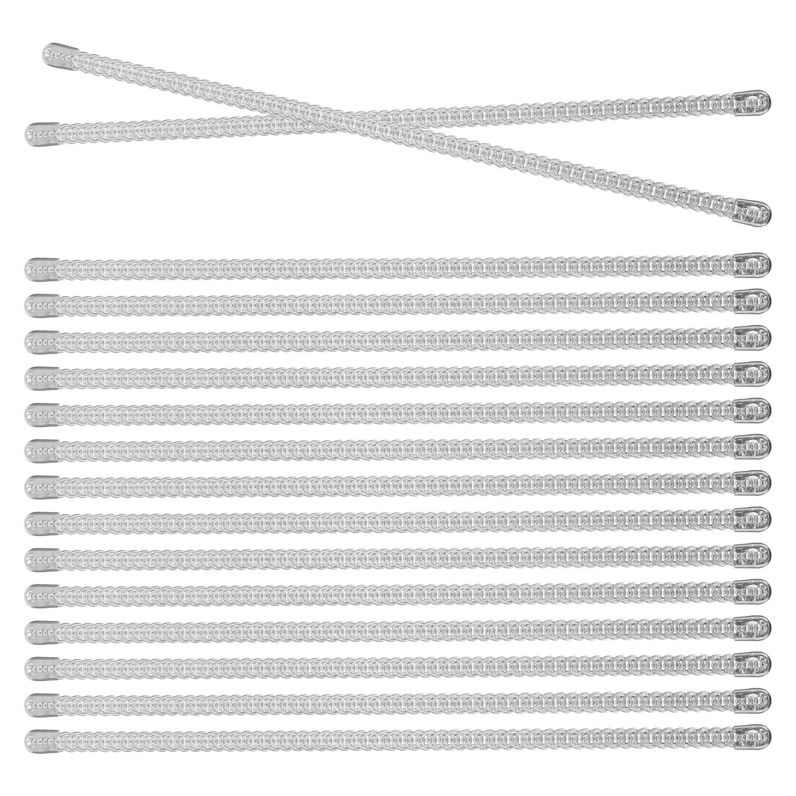 

100pcs Shapewear Bra Protective Gear Silver 0 5x10CM Spiral Galvanized Boning Underwear Wedding Dress Making