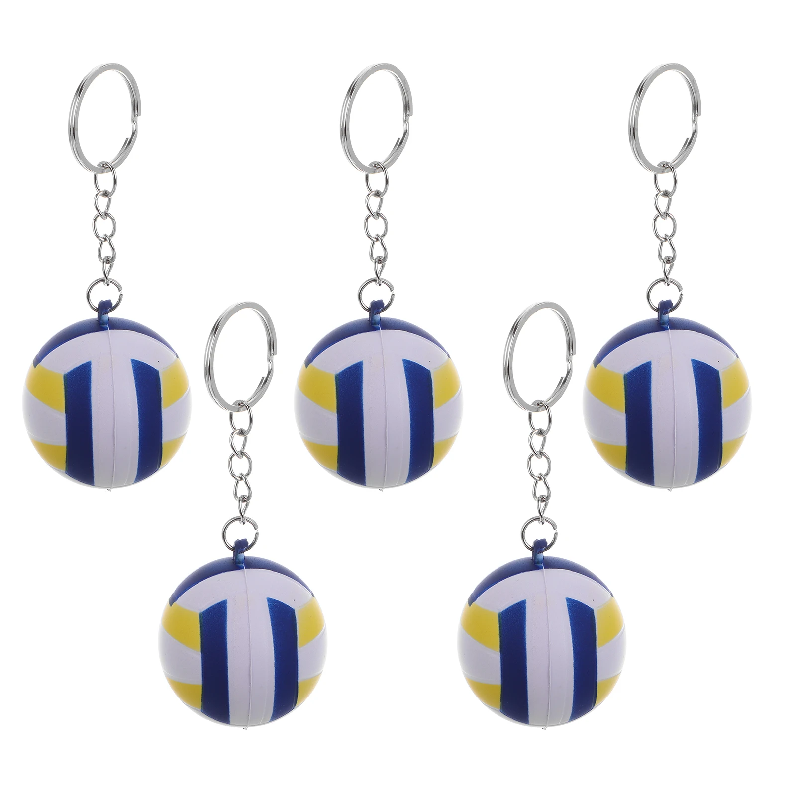 

5 Pcs Key Chain Keychains Mini Volleyball Sports for Backpacks Fomiyes Haikyuu Basketball Bag Tag