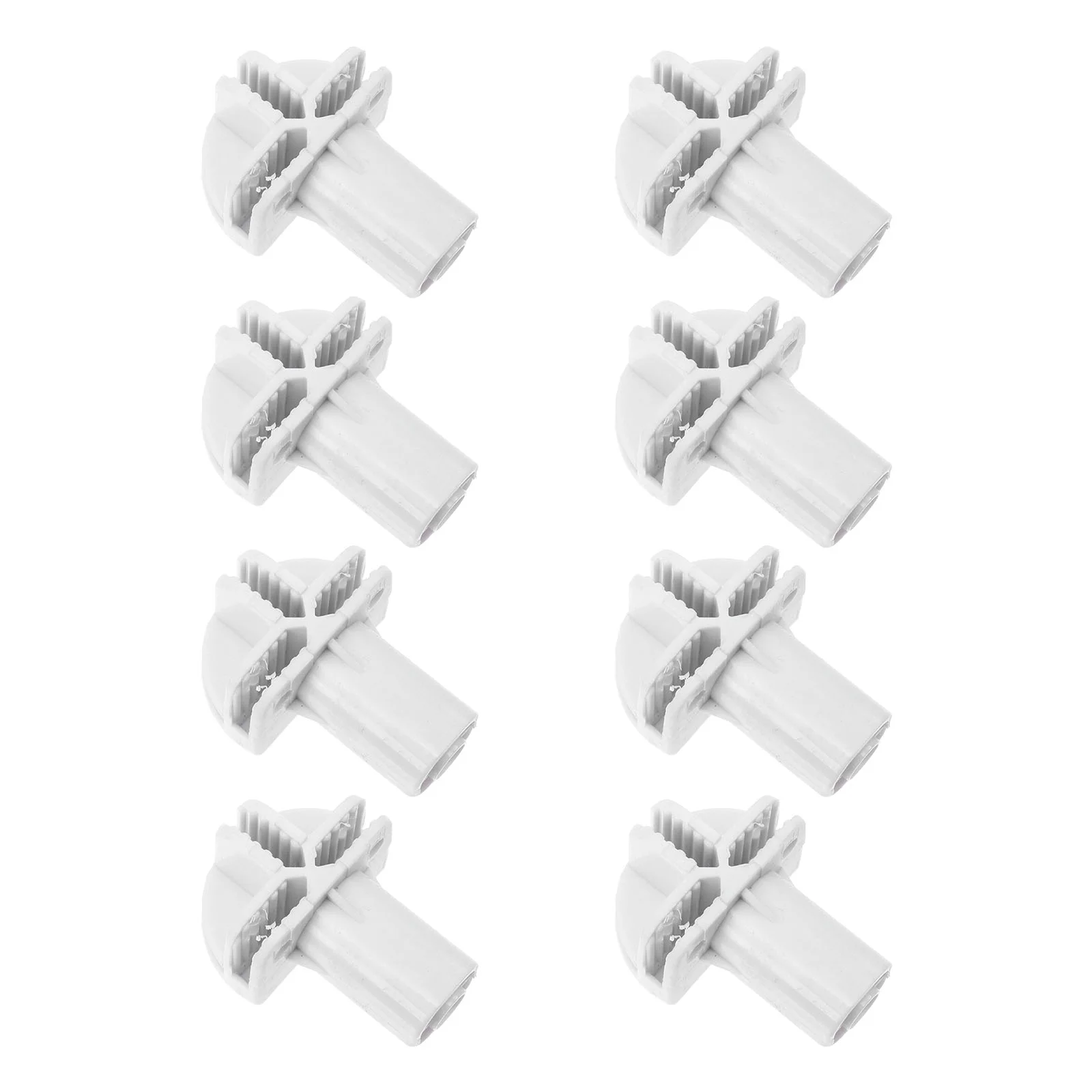 8 Pcs Cabinet Door Fence Buckle Modular Shelf Connectors Racking Shelving Electric Wire Grid Plastic Closet