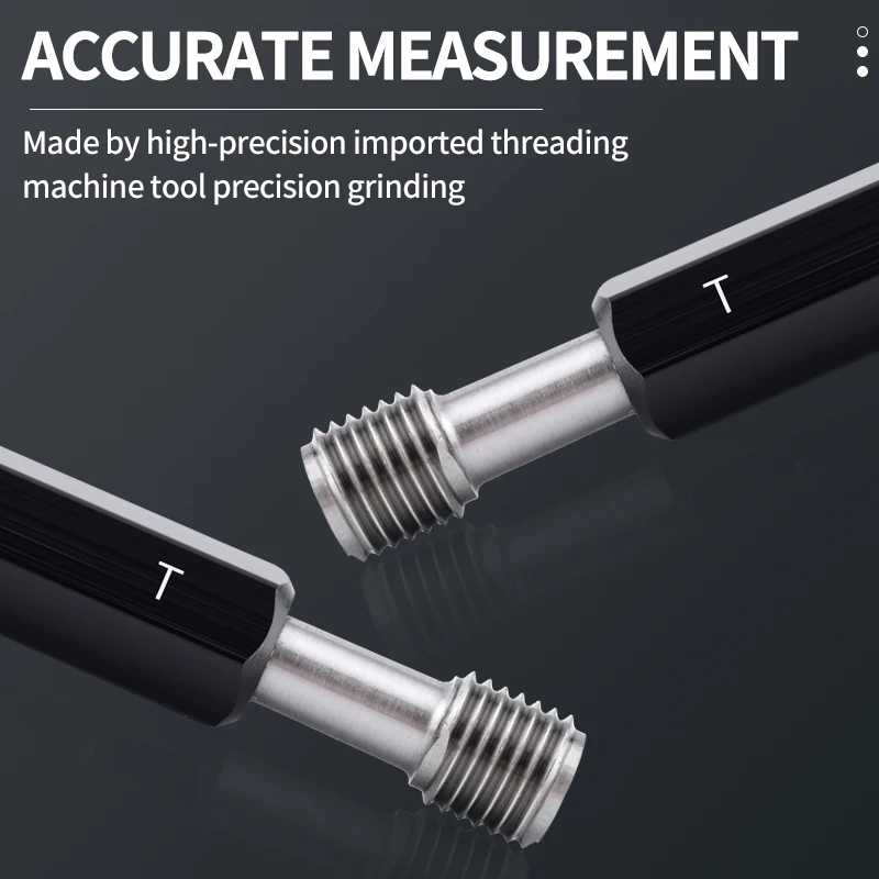 

UFS 1PCS 6H M36-M120 X4/4.5/5/5.5/6 Steel Gage Metric Fine Thread Plug Gauge High Quality wholesale Measurement