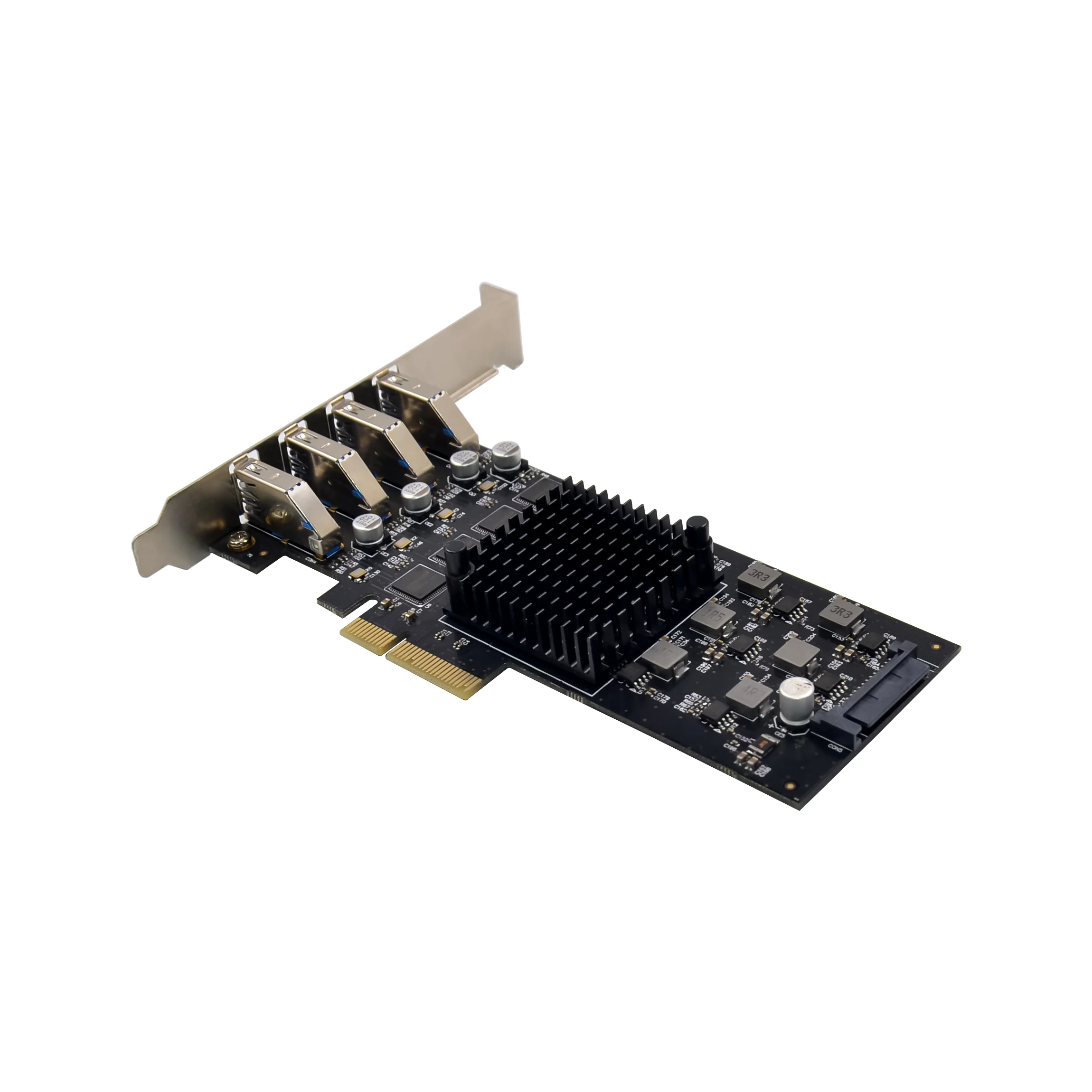 SUNWEIT ST686  PCIe X4 ASM3042 4CH USB3.2 5Gbps Extended Card