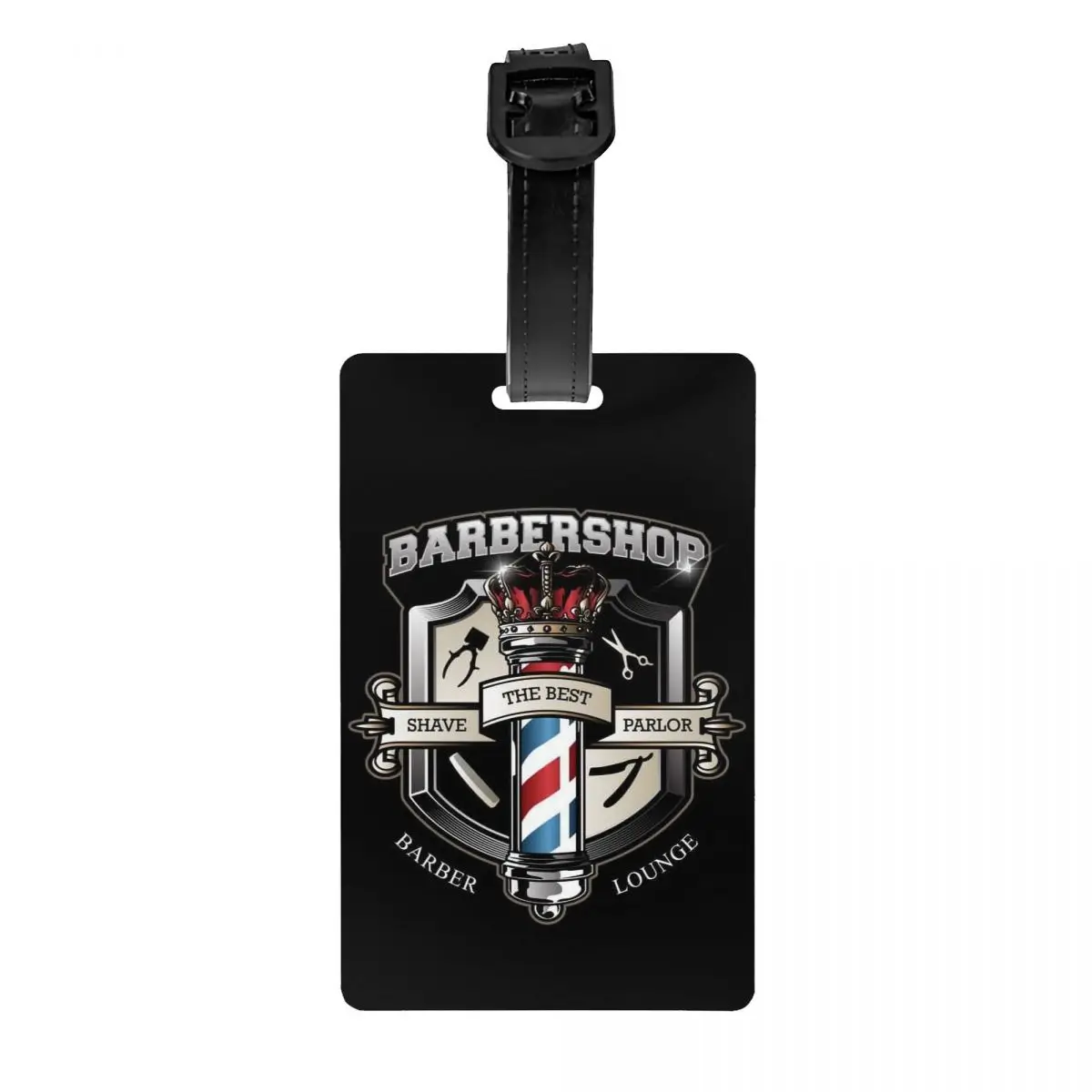 Custom Hairdresser Barber Shop Luggage Tags for Suitcases Privacy Cover Name ID Card