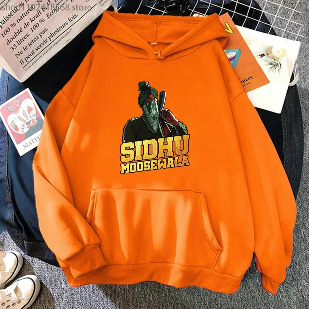 Sidhu Moosewala RIP Hoodie Rapper Sweatshirt Crewneck Long Sleeve Custom Men Hooodies for Woman Clothes Harajuku Male Pullovers