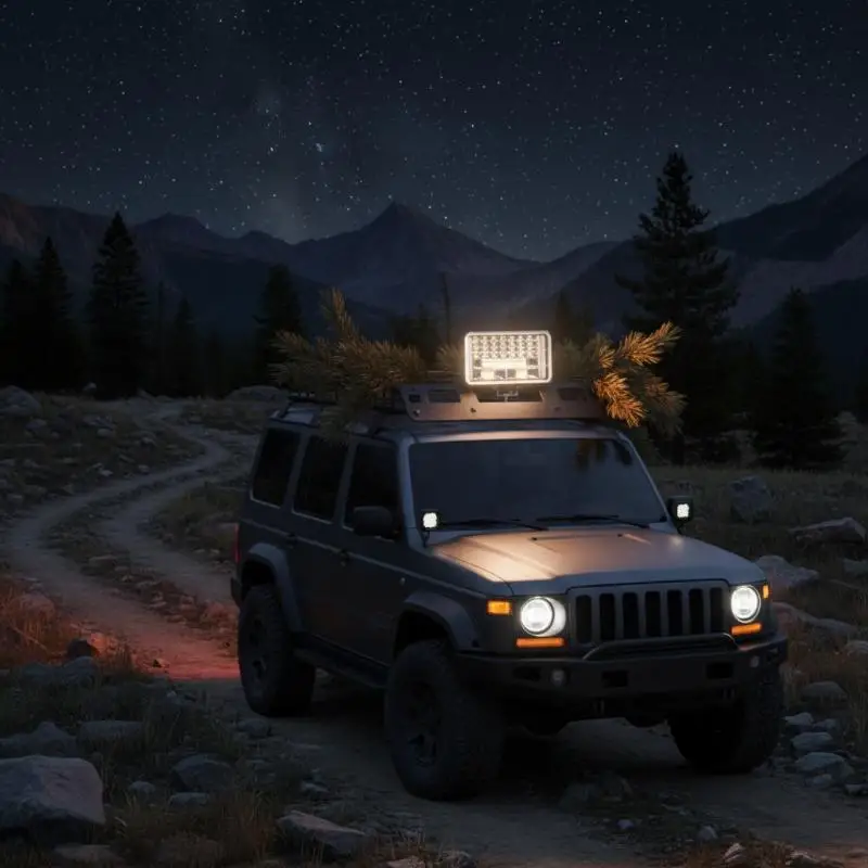 6000K Waterproof Led Spotlights for Cars High Brightness Headlights for Trucks Night Camping