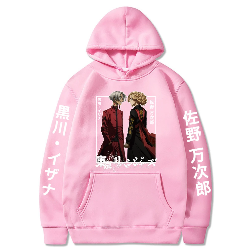 Hot Anime Tokyo Revengers Sano Manjirou And Kurokawa Izana Hooded Men Women Hoodies Plus Size Sweatshirts Harajuku Streetwear