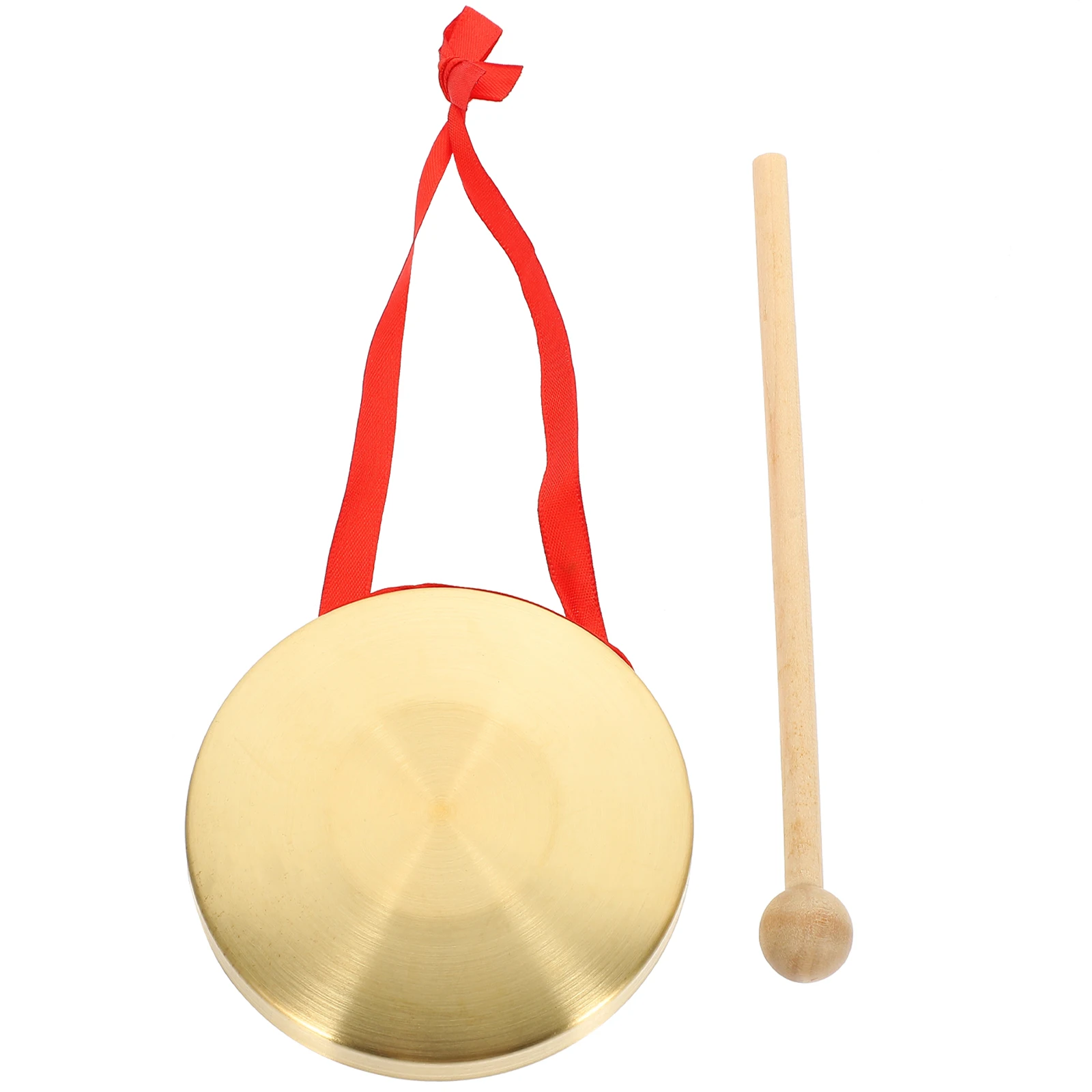 

Mini Copper Gongs Drums Instrument Kids Toys Percussion Musical Gong Hand Sturdy Durable Clear Loud Resonating Suitable