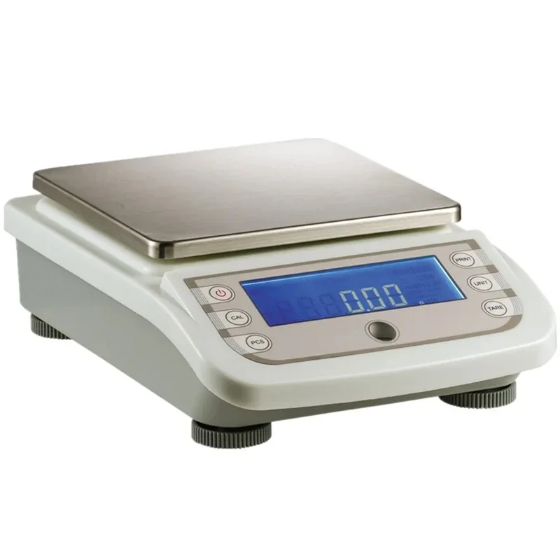 Precision Electric Digital Weighing Scale 0.01g to 6000g Range Top Load Laboratory Balance 0.1g Accuracy Display Type