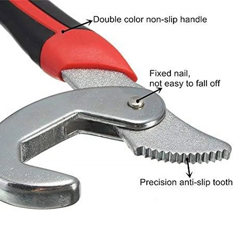 Chiave universale regolabile, combinazione di chiavi universali rapide portatili multifunzionali, nuovo modello