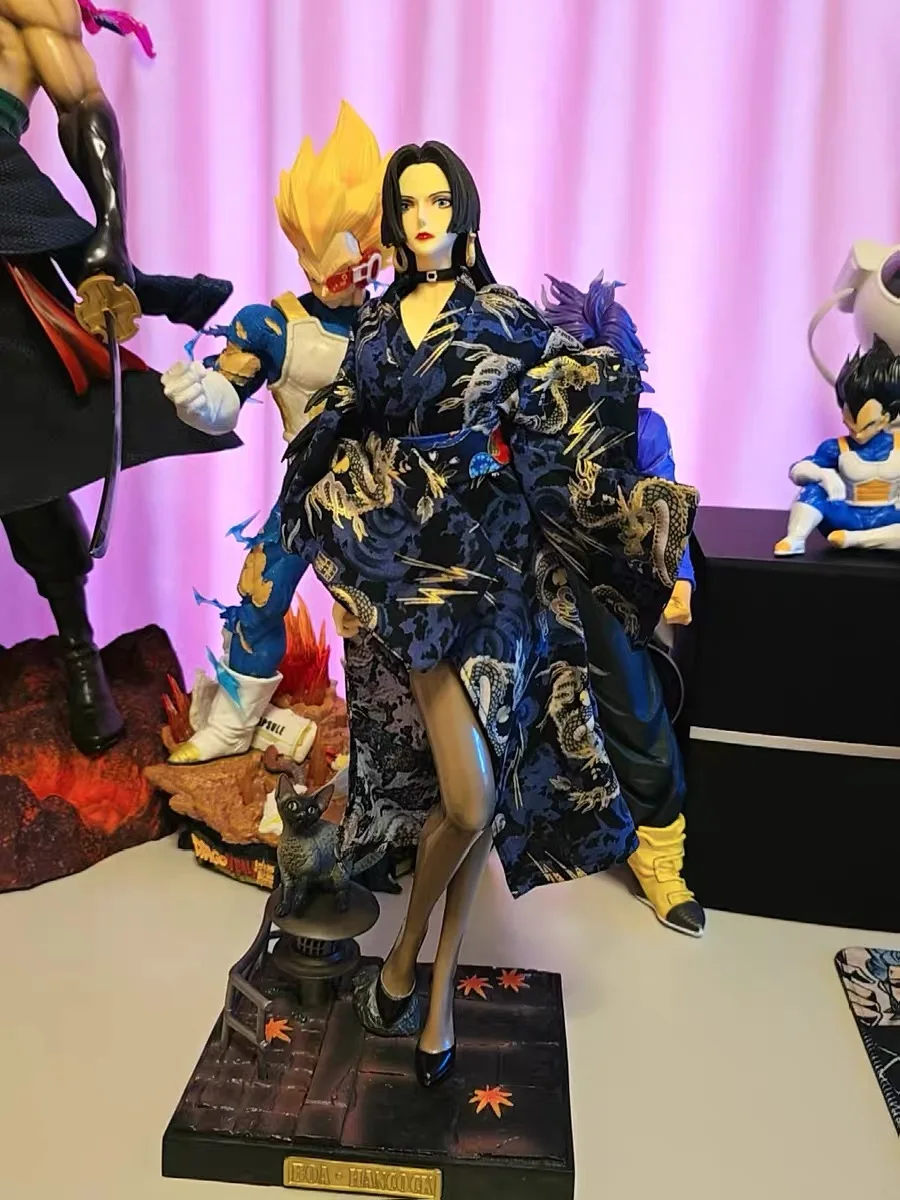 46cm One Piece Anime Figure Boa·Hancock Action Figurine Kimono Gk Dark Masters Birthday Gift Room Decoration Children Toy