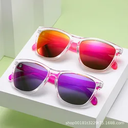 new in cat eye colorful trendy Polarized sunglasses women men 2023 outdoor anti ultraviolet leisure driving mirror shades uv400