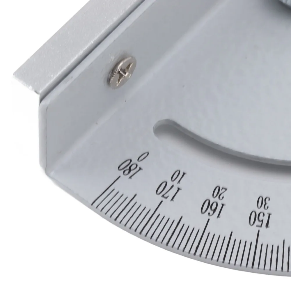 Durable Aluminum Alloy Woodworking Protractor Accurate Scale Versatile Angle Protractor Miter Gauge Miter Cutting