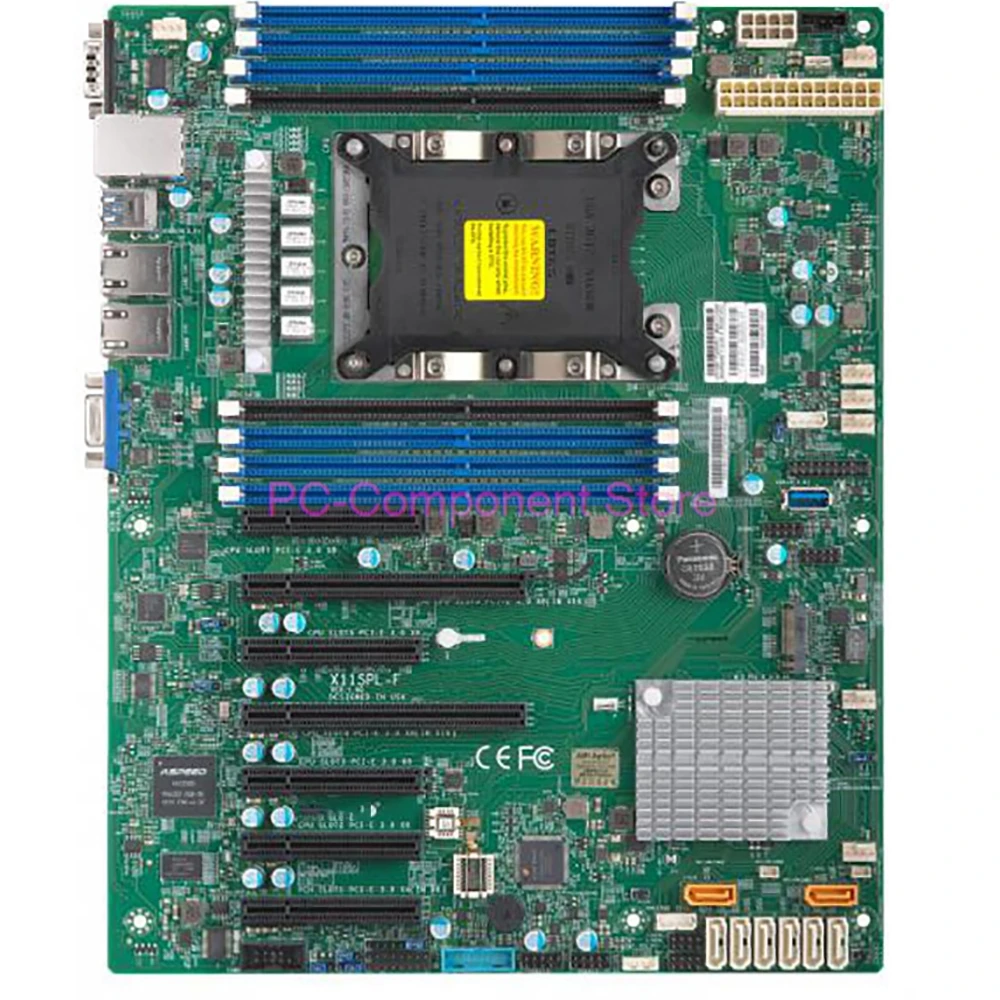 

Server Motherboard For Supermicro Single-channel Server C621 3647 Dual Gigabit Ethernet Port M.2 IPMI X11SPL-F