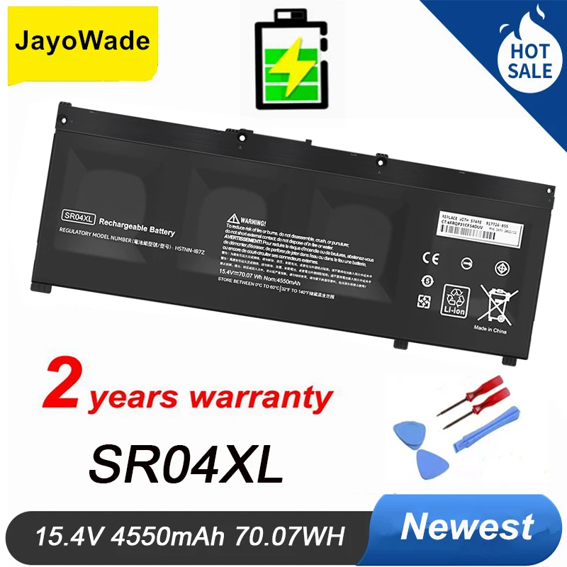 

New SR04XL Laptop Battery for HP OMEN 15-CE 15-CB 15-CE015DX 15-CB014ur TPN-Q193 TPN-Q194 TPN-C133 HSTNN-DB7W 917724-855 SR04XL