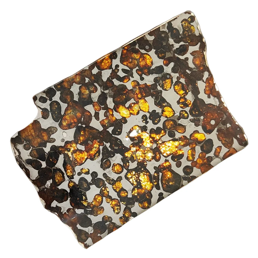 

Sericho Kenya Olive Meteorite Natural Meteorite Material Specimen Olive Meteorite Large Slices Collector's Item