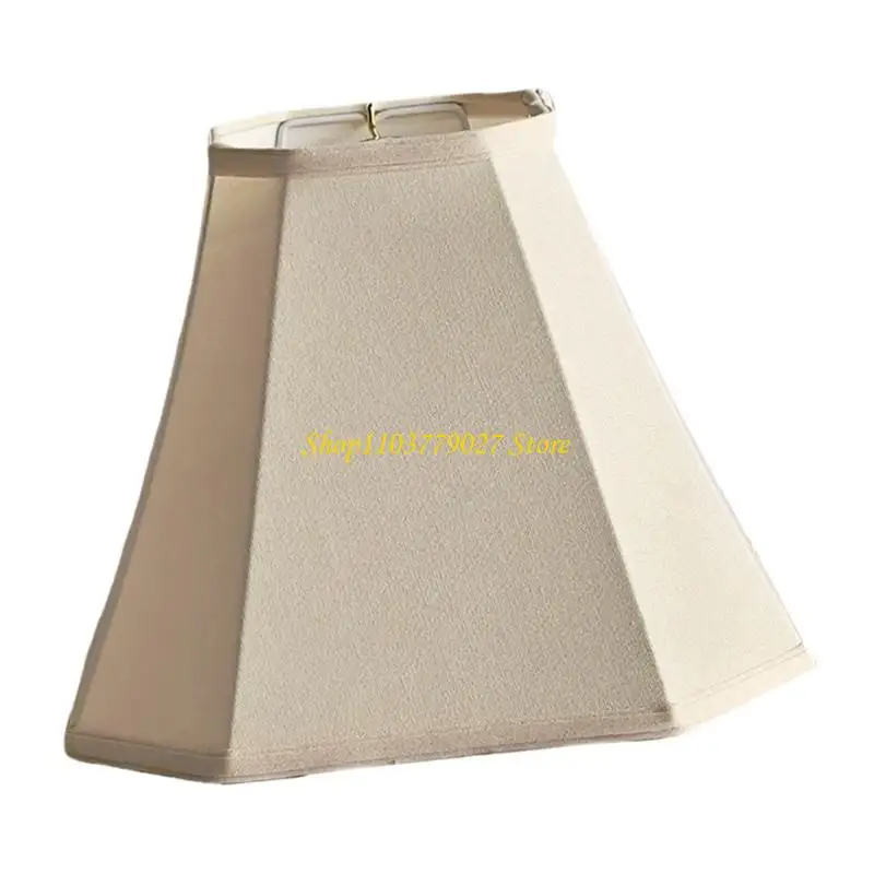 C4DF Stylish American Inspired Linen Lampshades Spiders Octagonal Lamp Shade Accessories Fits Various Lamp Bases