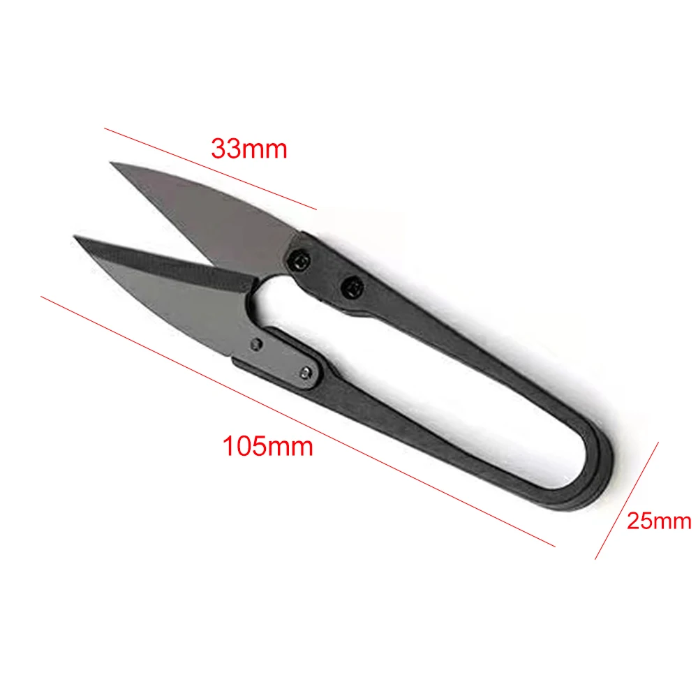 Carbon Steel Sewing Scissors Trimming Nippers Sewing Embroidery U-shaped craft Scissors Multifunction DIY Sewing Tool scissors