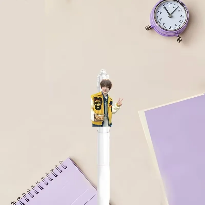 Ziyu surrounding quick-drying 0.5mm gel pen with high appearance level star student exam practice press special black pen