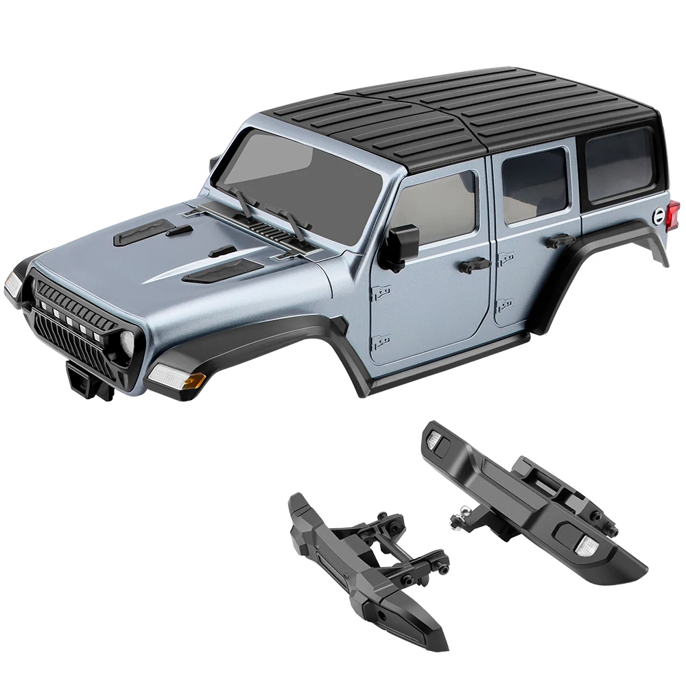 

GLOBACT RC TRX4M Shell 6,10 "Колесная база ABS Hardtop Body Kit с бамперами F&R для TRX4M Bronco Defender 1/18 RC Гусеничное шасси
