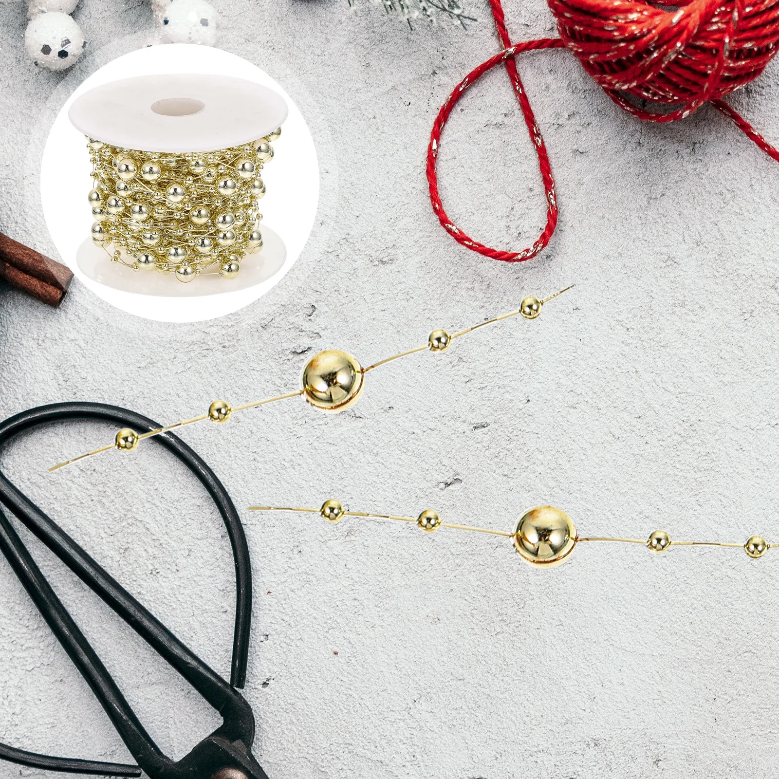 

Plastic Bead Chain Decoration DIY Jewelry Making Supplies Necklace Bracelet Material Wedding Hair Clothing for Crafts