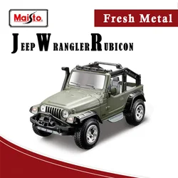 1/43 Maisto Armoured Car Jeep Wrangler Model Replica Home Office Interior Decor Scale Miniature Art Collection Gift Boy Toy