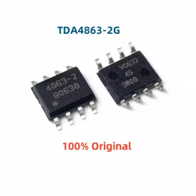 10PCS 100% Original TDA4863-2G TDA4863G PFC Power Factor Correction Controller SOIC8 AC-DC Boost PWM Power IC Electronic