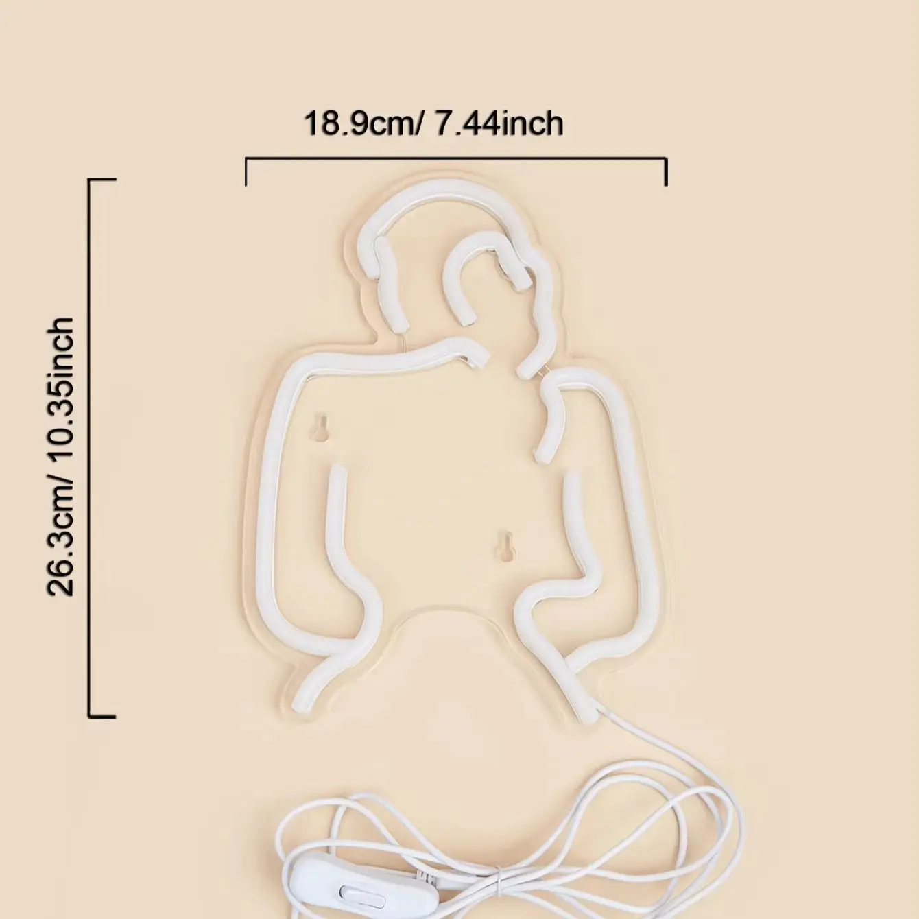 Chi-buy LED Neon beautiful woman USB Powered Neon Signs Decor Lamp Signs Birthday Gift Wall Art For Bedroom Room Bar Shop