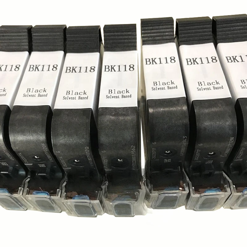 Original BK117 BK118 BK129 BK140 Solvent Black 2.5 TIJ Ink Cartridge For Domino G20I G230i GX30i GX150i Handheld Inkjet Printers