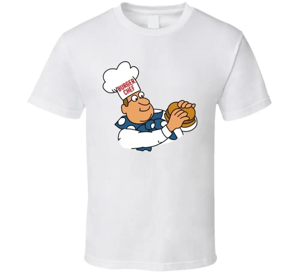 Burger Chef Burger Chef Fun Meal Characters Foodie Food Fan T Shirt Anime Graphic T-shirts For Men Clothing Women Tees