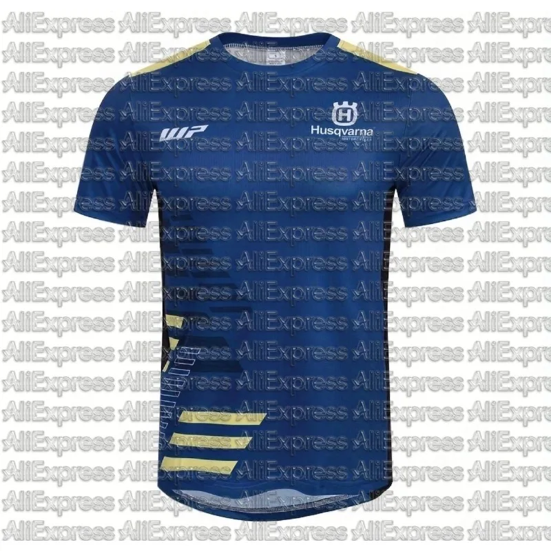 AliExpress NONE Quick Drying Clothes, Mountain Bike Short Sleeved Round Neck T-shirt, Men's Speed Controlled Breathable Motorcycle Riding Suit