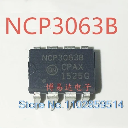 20PCS/LOT  NCP3063 NCP3063B NCP3063BPG  DIP-8