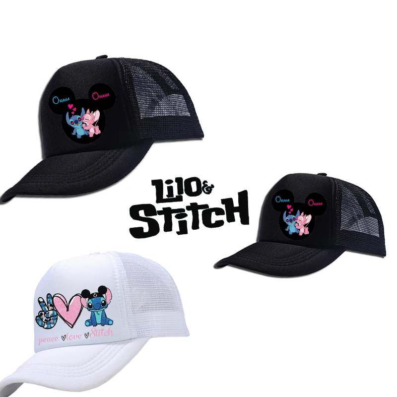 

Disney Lilo & Stitch Peaked Cap New Outdoor Sports Sun Protection Casual Children's Sun Kids Cute Teenagers and Children's Hats