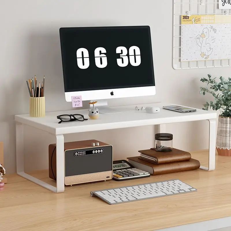 Soporte Elevador para Monitor de Escritorio, Estante de Almacenamiento para Pantalla de Computadora, Base para Portátil de Of...
