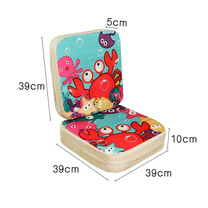 2 Pcs Baby Dining Chair Cushion Kids Increased Chair Pad Adjustable Highchair Chair Booster Cushion Seat Chair For Baby