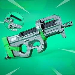 Fortnite gra broń peryferyjna pistolet maszynowy Model breloczek plecak samochodowy wisiorek udekoruj zabawki dla dzieci prezenty