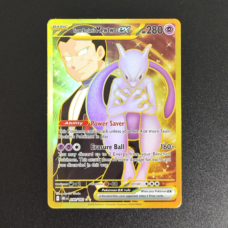 Pokemon-Karte PTCG Foil Proxy Englisch Gengari Rayquaza Vmax Giratian Lugia V Mew Latias Latios EX Sammlerstücke Sammelkartenspiel