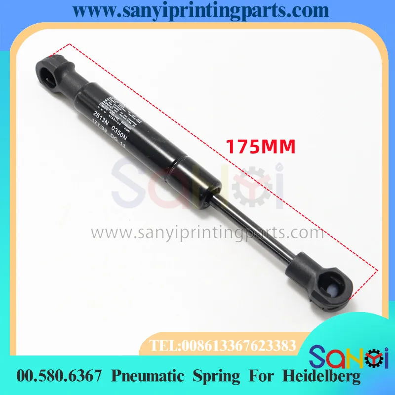 1 Piece 175MM 00.580.6367 Pneumatic Spring 2613N 0300N For Heidelberg Printing Machine Parts