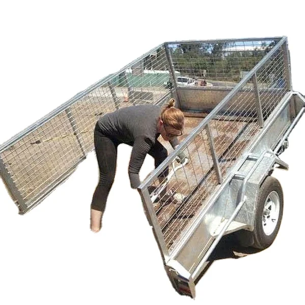 2025 Australia Standard 8x5 Galvanized Box Trailer Heavy Duty Fully Weld