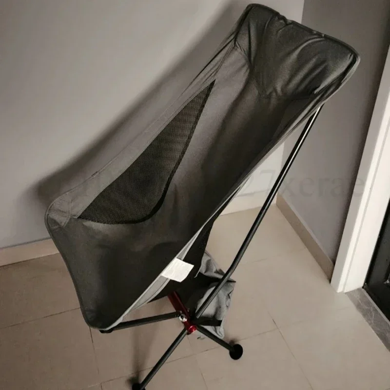 كرسي خارجي من سبائك الألومنيوم 7075 مع مسند ظهر قابل للطي كرسي قمر خفيف للغاية للتخييم والنزهات كرسي محمول وسهل الطي #3