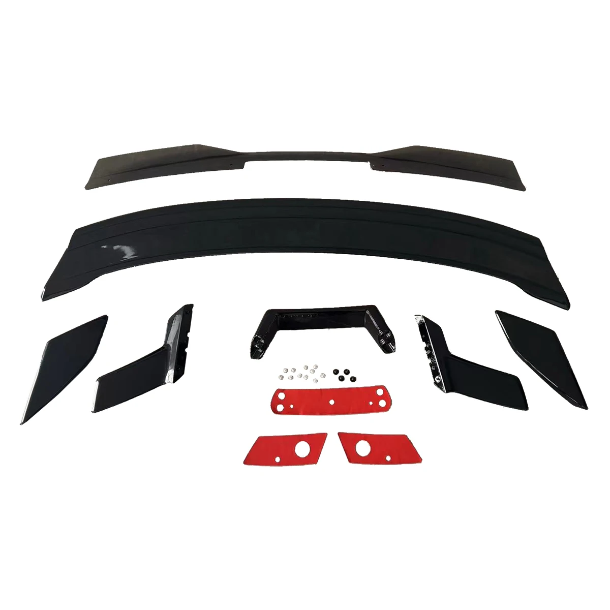 

Exclusive Products GT Style Rear Wing Spoiler Gloss Black Matte Black for Ford Mustang Dark Horse 2023-2024