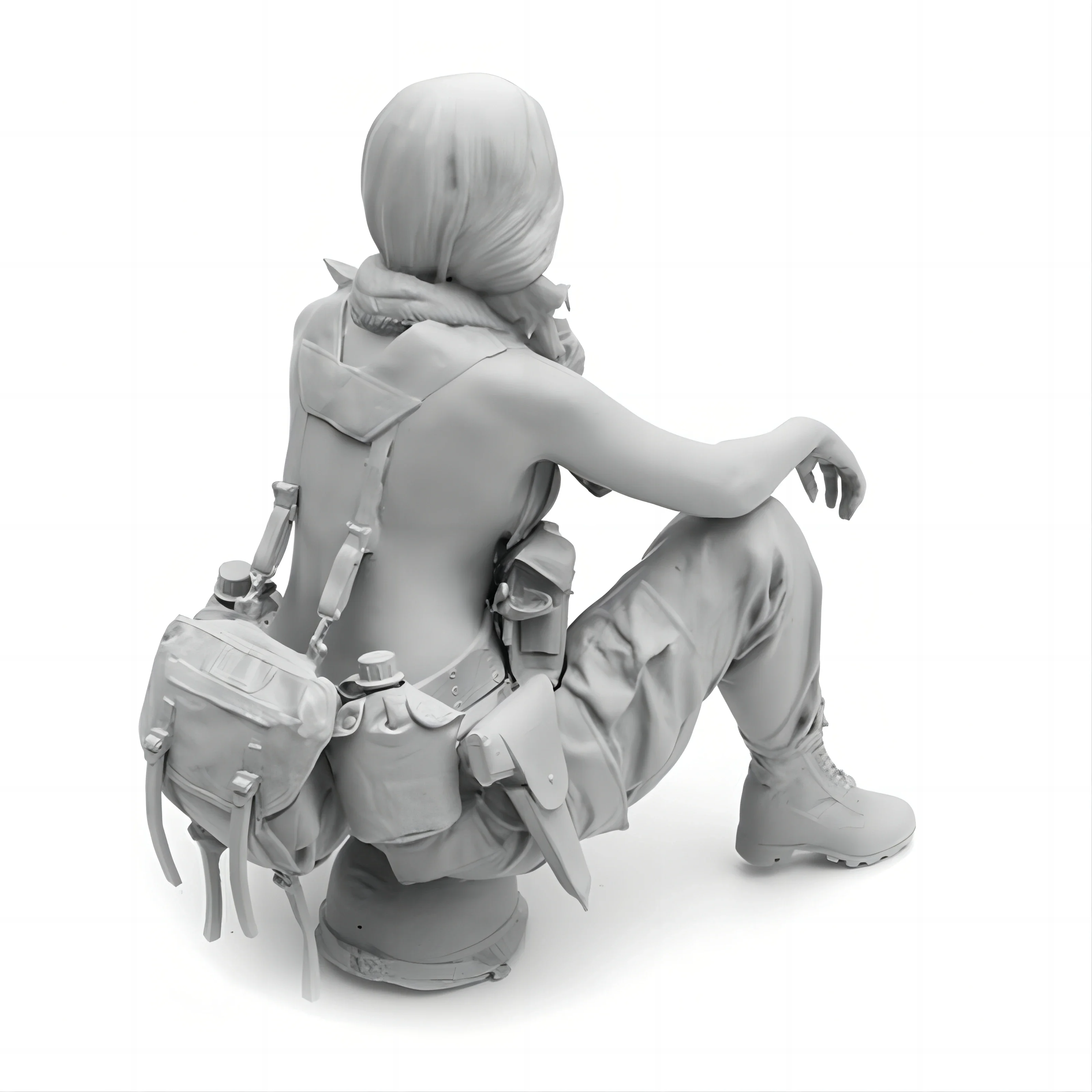 1/24 zestawy figurek modeli z żywicy GK, motyw wojskowy, niezmontowane i niepomalowane