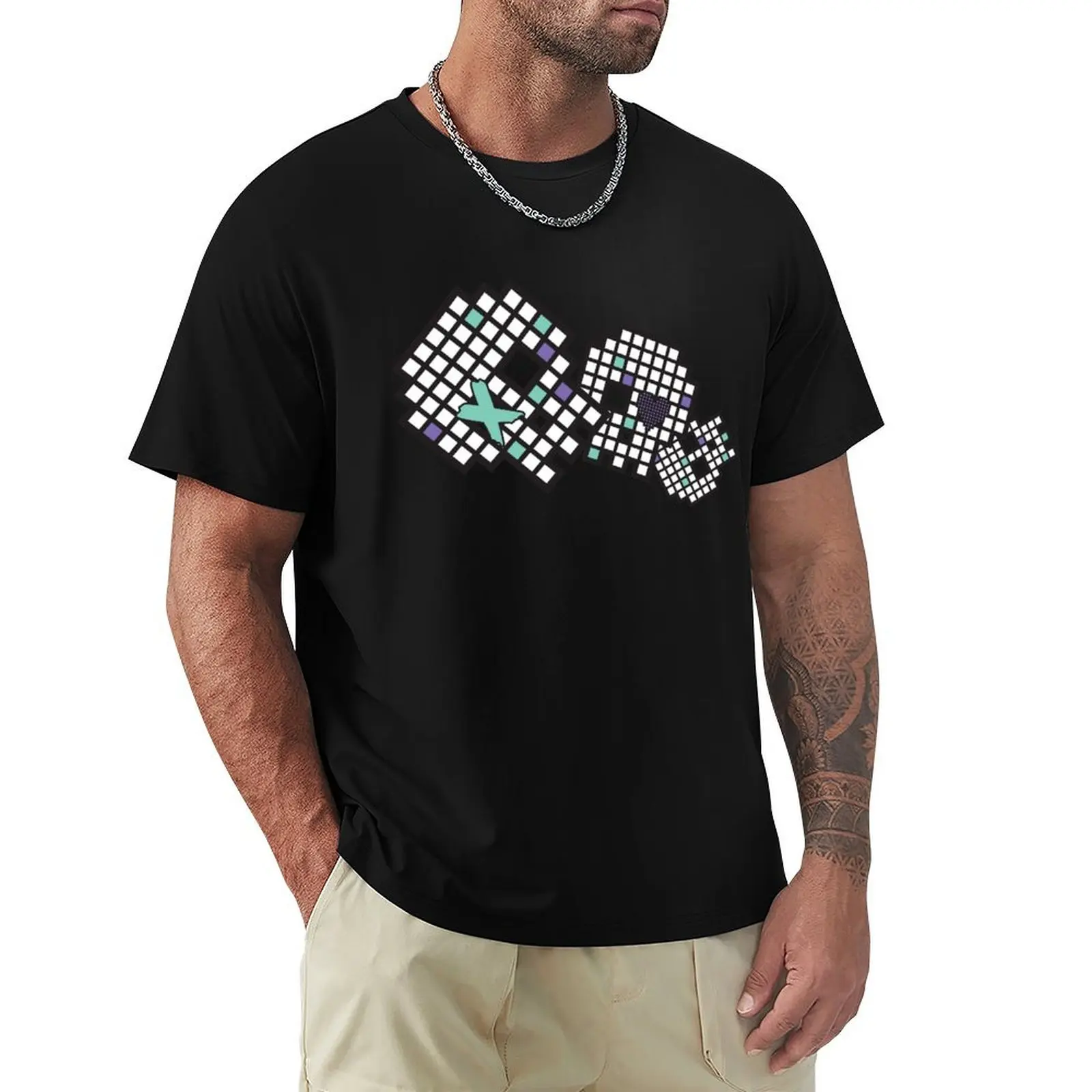 Pixel Skulls – Catmint T-Shirt anime figures Aesthetic clothing t shirts for men cotton