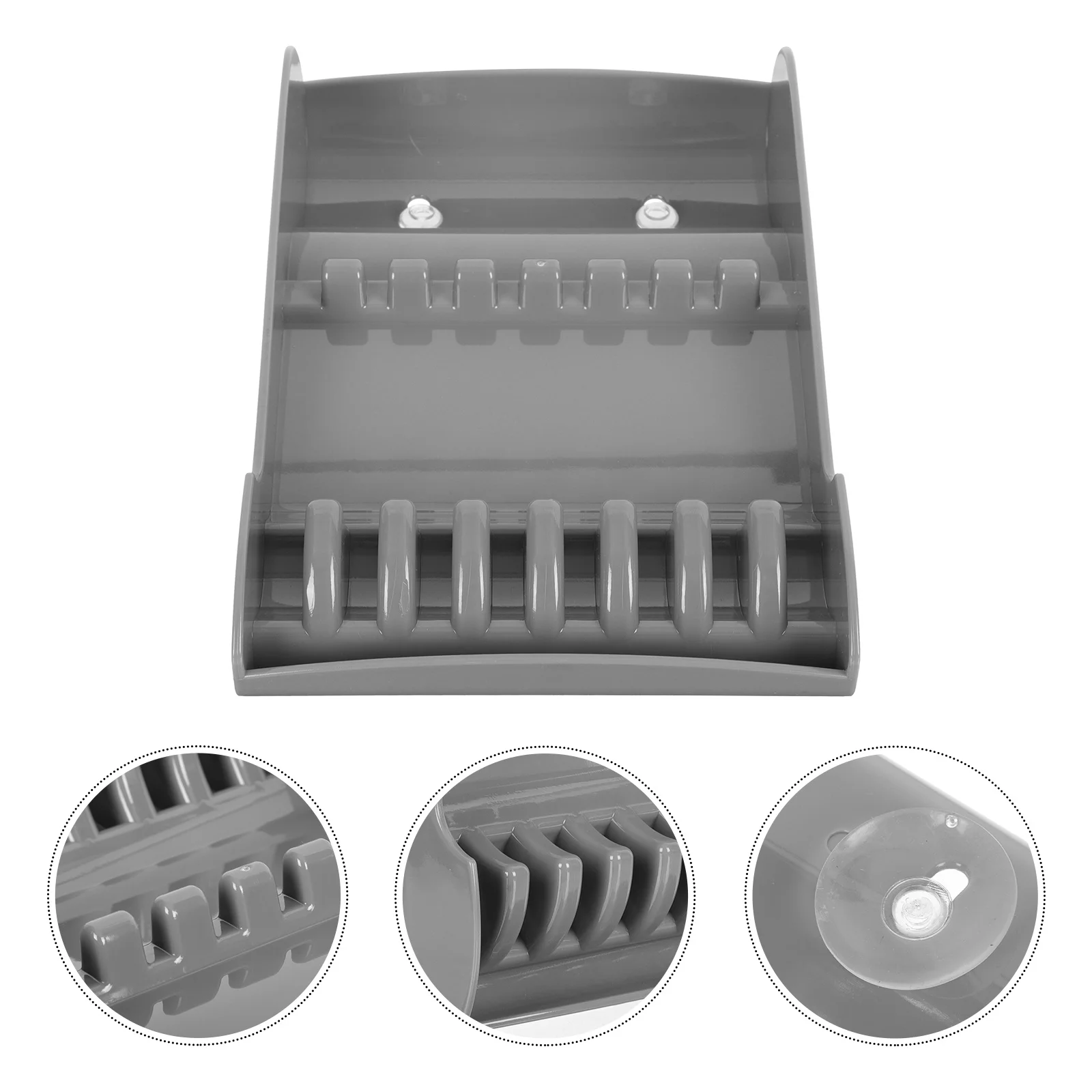 

1pc Salon Scissors Holder Premium Abs Salon Scissors Storage Holder Desktop Non-Slip Rack For Barber Shop Hairdressing Tool