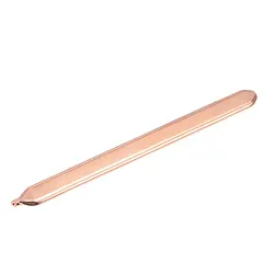 1Pcs 60mm-300mm Copper CPU GPU Heatpipe Tube Laptop Radiator Heating Cooler Flat Heat Pipes Heatsink Notebook Computer